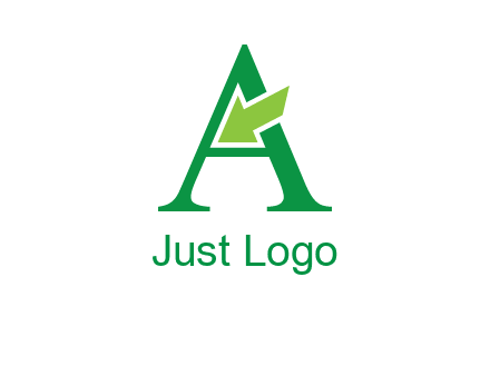 letter A arrow logo