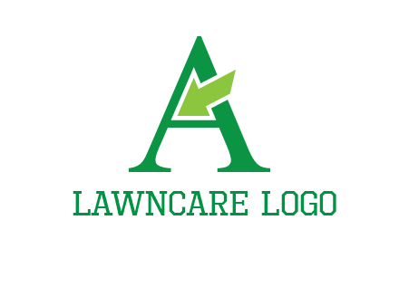 letter A arrow logo
