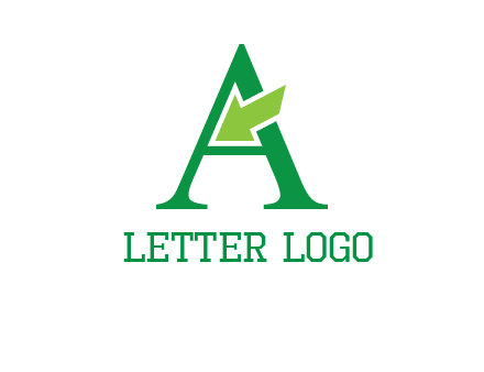 letter A arrow logo
