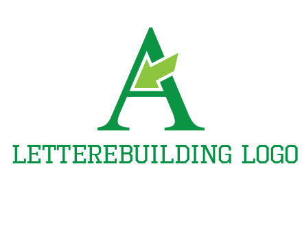 letter A arrow logo