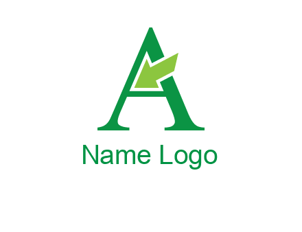 letter A arrow logo