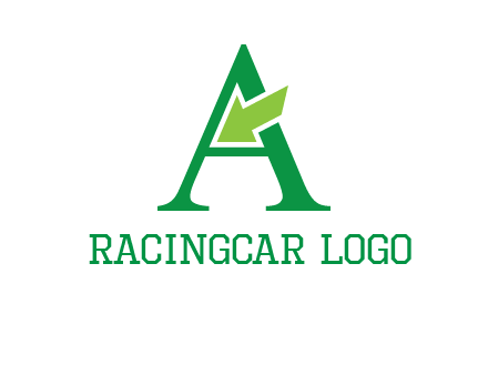 letter A arrow logo