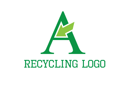 letter A arrow logo