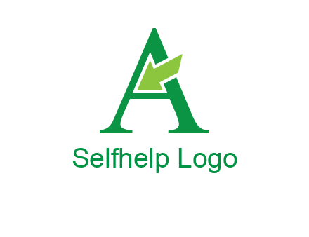 letter A arrow logo