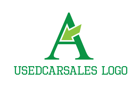 letter A arrow logo