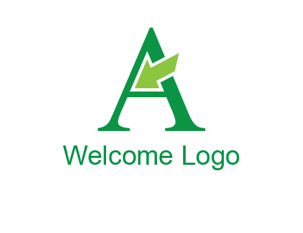 letter A arrow logo