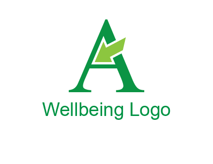 letter A arrow logo