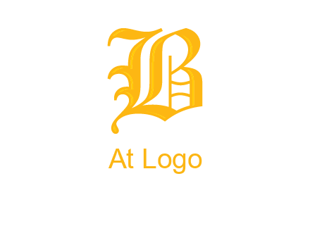 calligraphic letter B