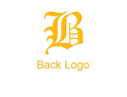 calligraphic letter B