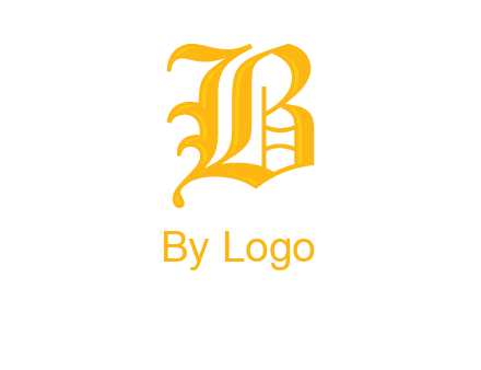calligraphic letter B