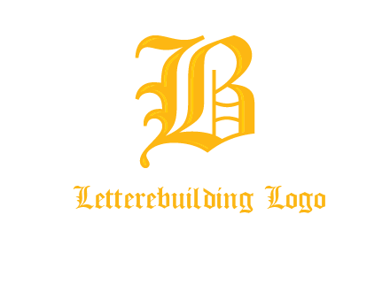 calligraphic letter B