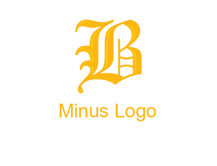 calligraphic letter B