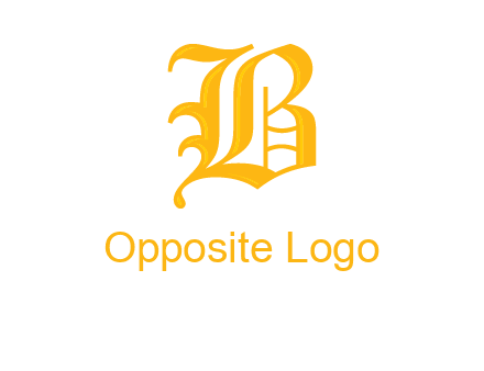 calligraphic letter B