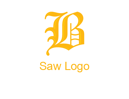 calligraphic letter B