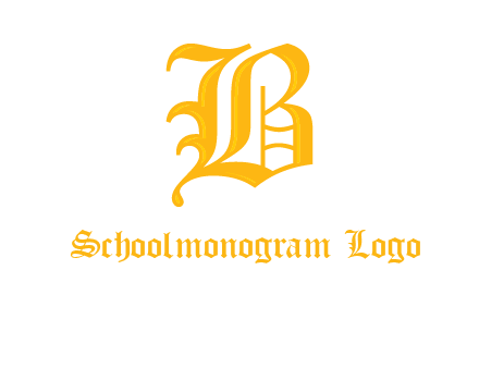 calligraphic letter B