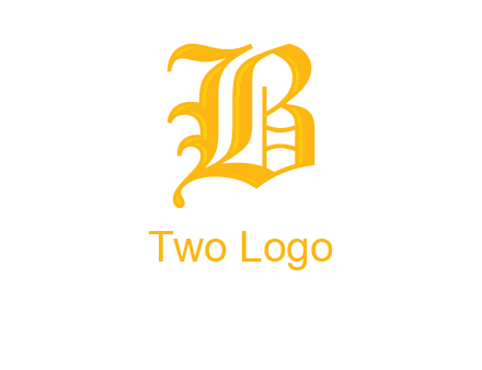 calligraphic letter B