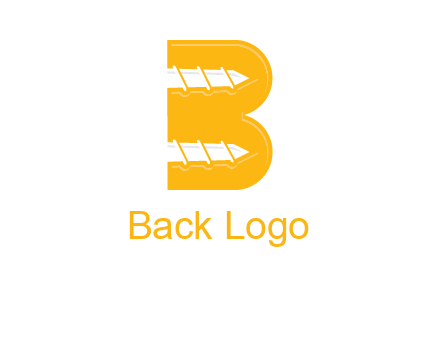screws in letter B icon