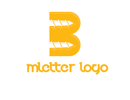 screws in letter B icon