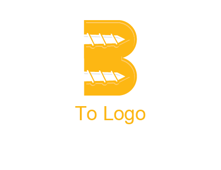 screws in letter B icon