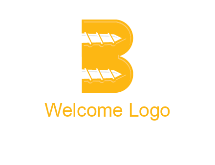screws in letter B icon