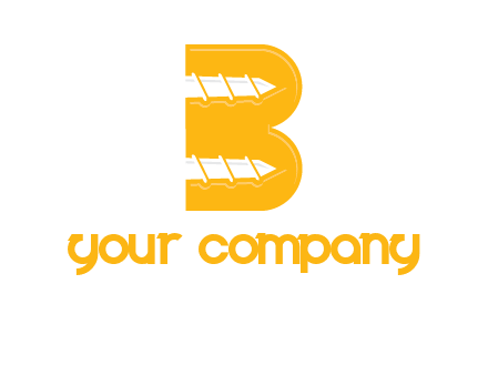 screws in letter B icon