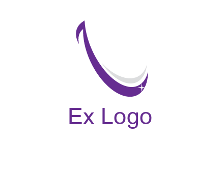 smile and letter L logo