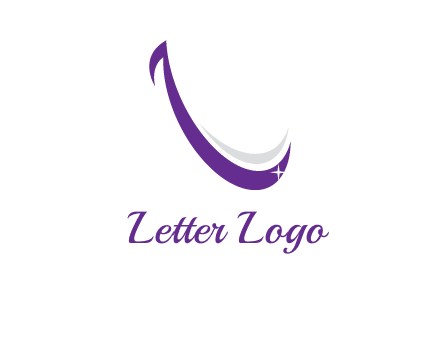 smile and letter L logo