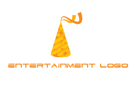 party hat with ribbon icon