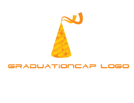 party hat with ribbon icon