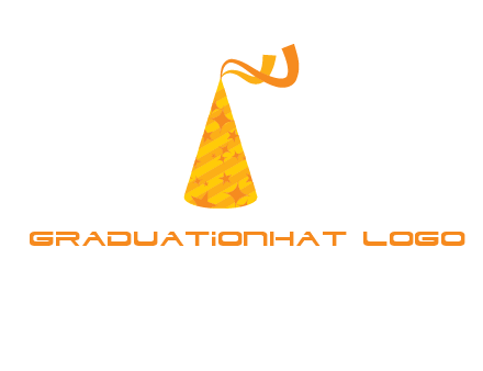 party hat with ribbon icon