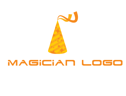 party hat with ribbon icon