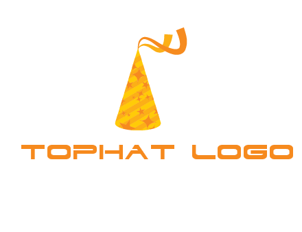 party hat with ribbon icon
