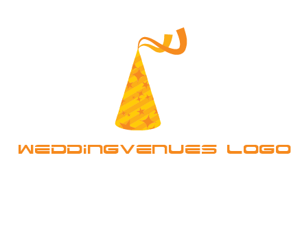 party hat with ribbon icon
