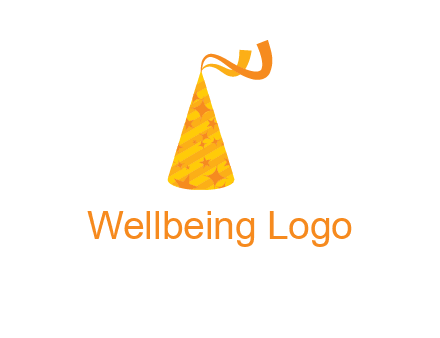 party hat with ribbon icon