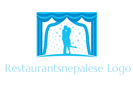 lovers in theater logo