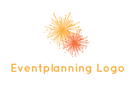 bursting fireworks logo