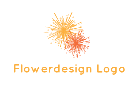 bursting fireworks logo