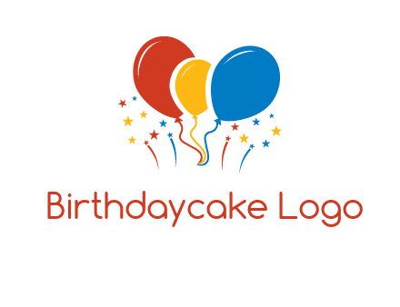 balloons with firework logo