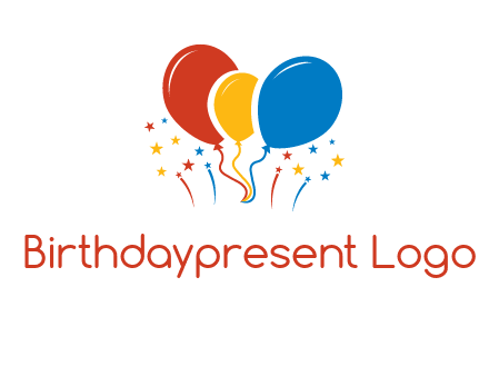 balloons with firework logo