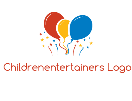 balloons with firework logo