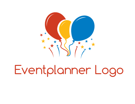 balloons with firework logo