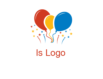 balloons with firework logo
