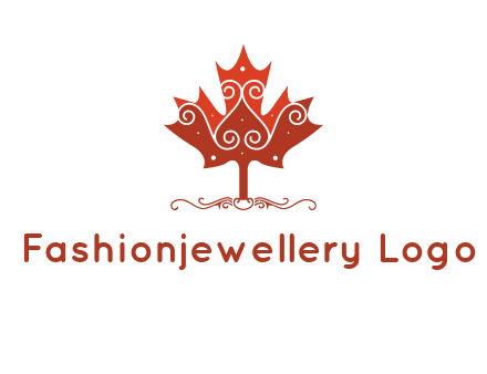 design on maple leaf logo