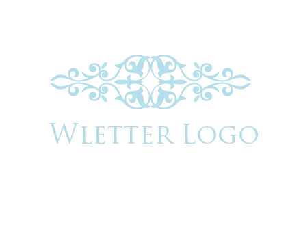 victorian ornament logo