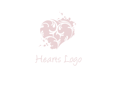 ornament heart icon