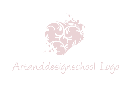 ornament heart icon