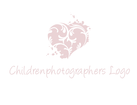 ornament heart icon