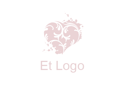 ornament heart icon