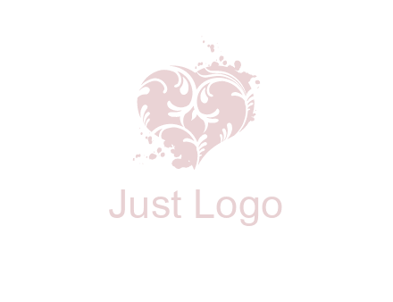 ornament heart icon