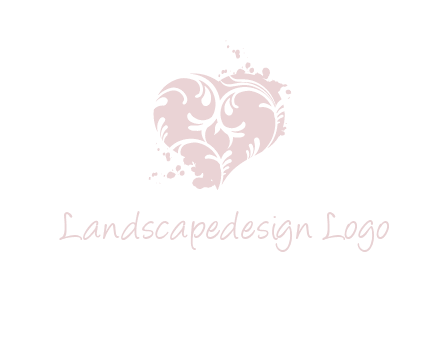 ornament heart icon